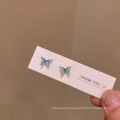 Shangjie Oem Summer и Wild Butterfly серьги для женщин 2020 Корейская серьговая карта с серьги с лука